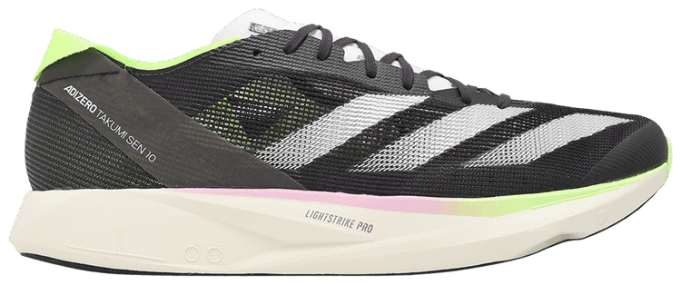 Adidas Adizero Takumi Sen 10 Aurora Black Lucid Lemon