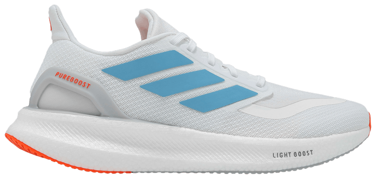 Adidas PureBoost 5 White Preloved Ink Orange