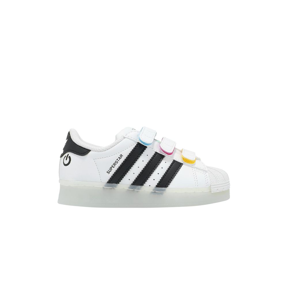 adidas Superstar CF C 'LED Lights Pack - White Black' | Kid's Size 10 - JI0506