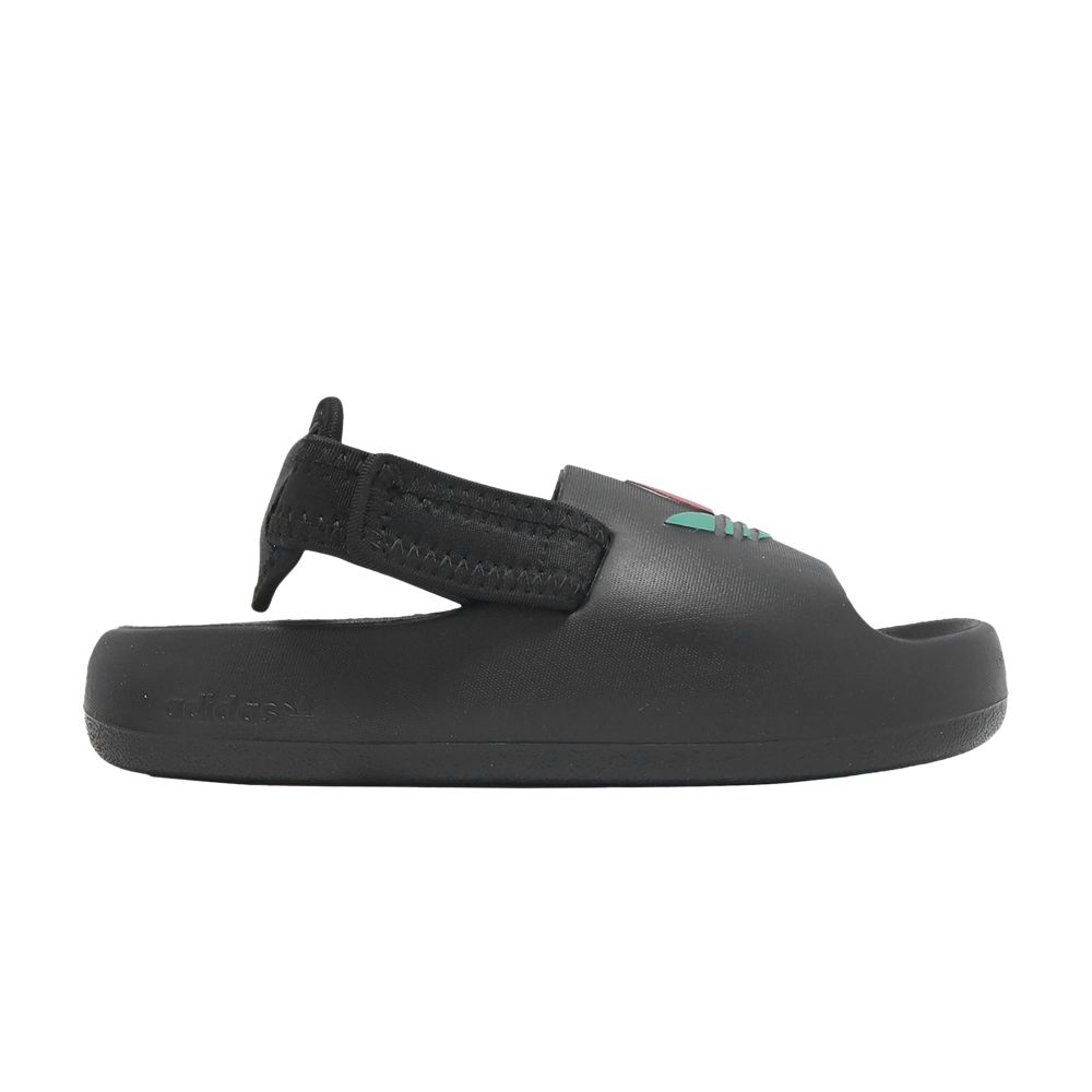 adidas adiFOM Adilette Slide C 'Black Scarlet Green' | Kid's Size 13 - JP5526