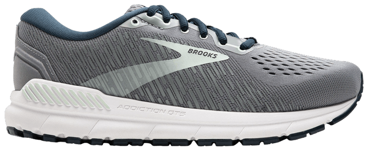 Brooks Wmns Addiction GTS 15 Grey Navy Aqua