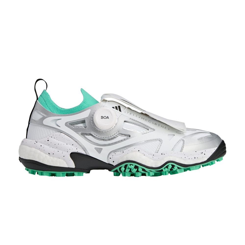 Pre-owned Adidas Originals Adidas Stella Mccartney X Wmns Codechaos Boa Golf 'bright Green Silver Metallic' | Women's Size 6