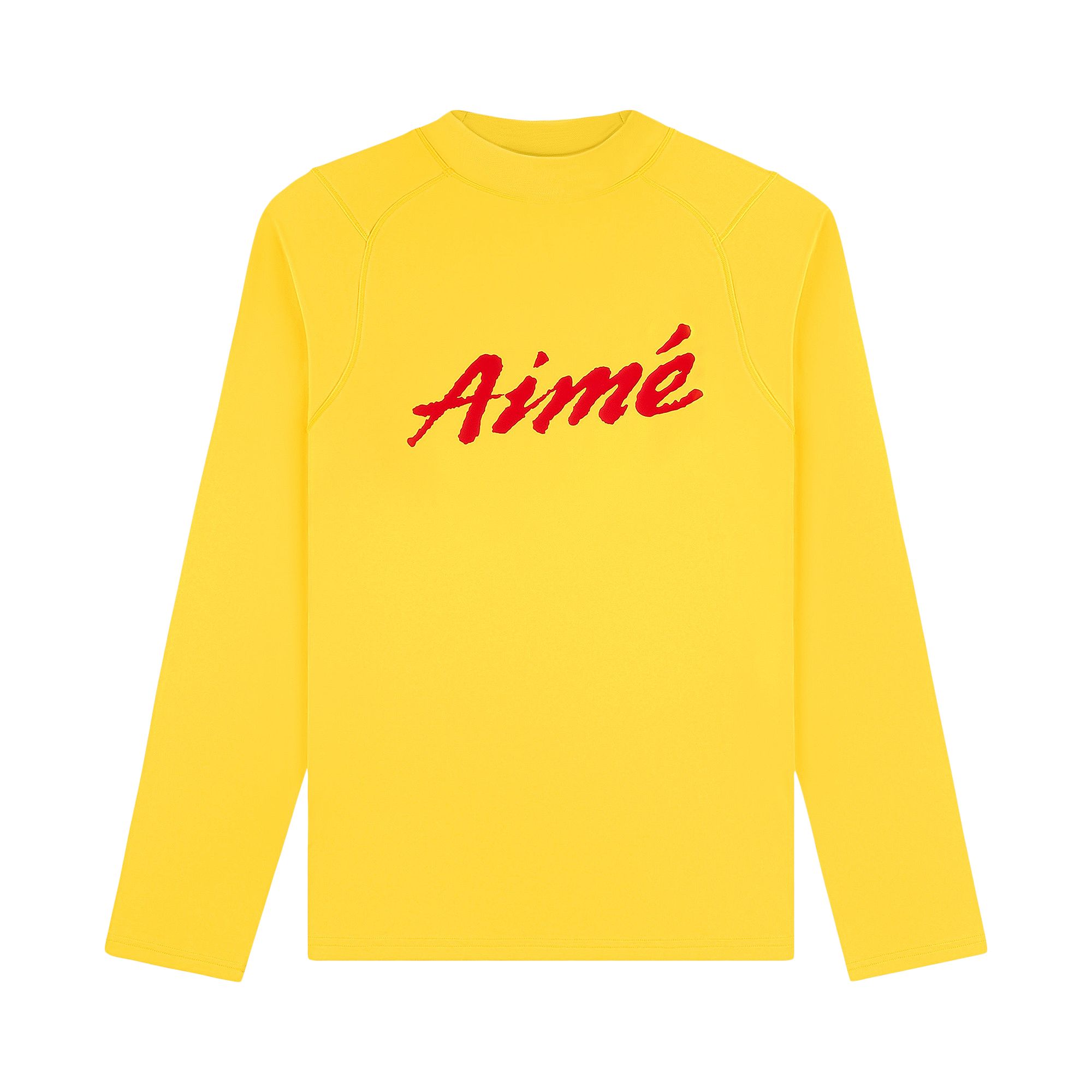 Pre-owned Aimé Leon Dore Aimé Sport Rash Guard 'yellow' | Men's Size Xl