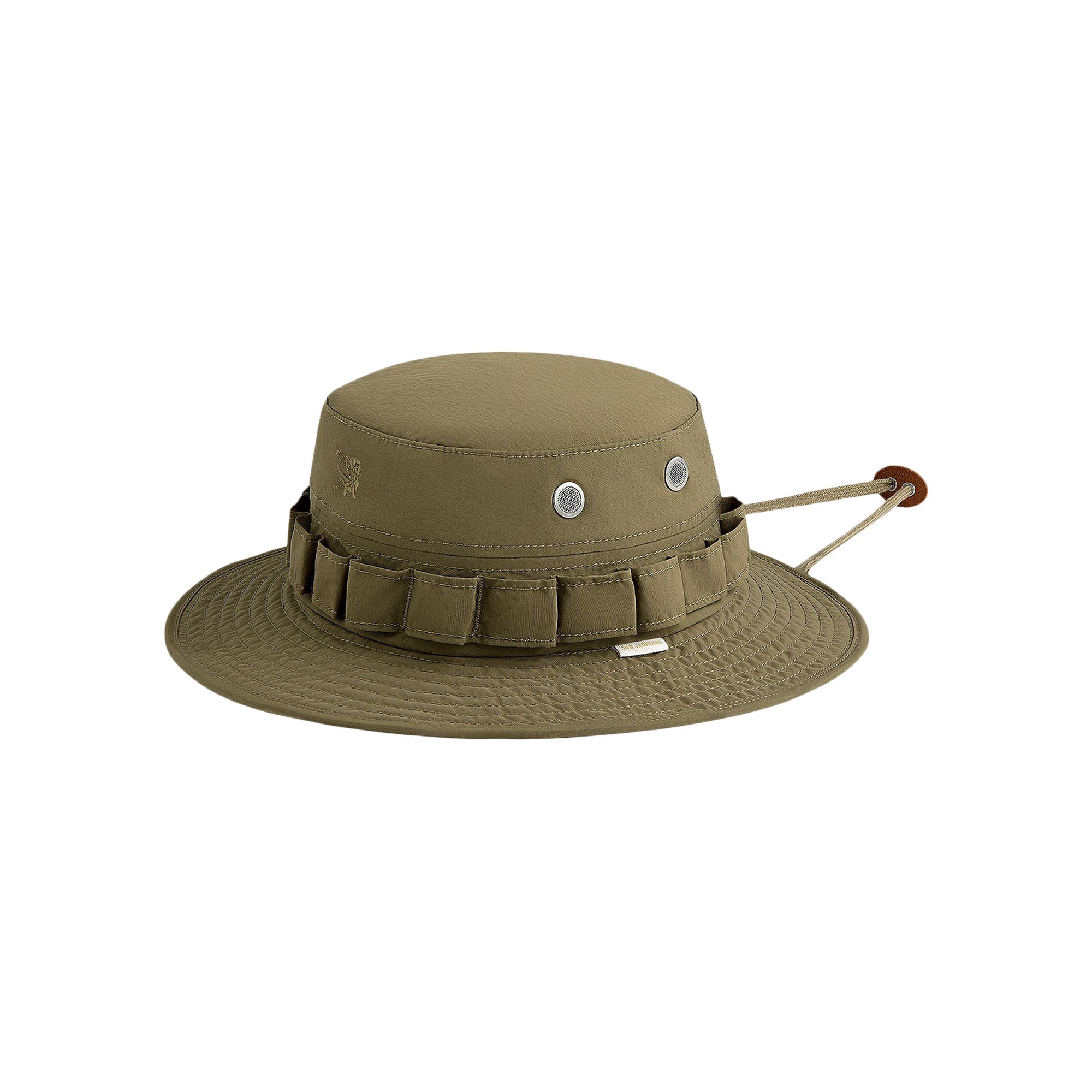 Pre-owned Aimé Leon Dore Nylon Boonie Bucket Hat 'olive' | Green | Men's Size S/m