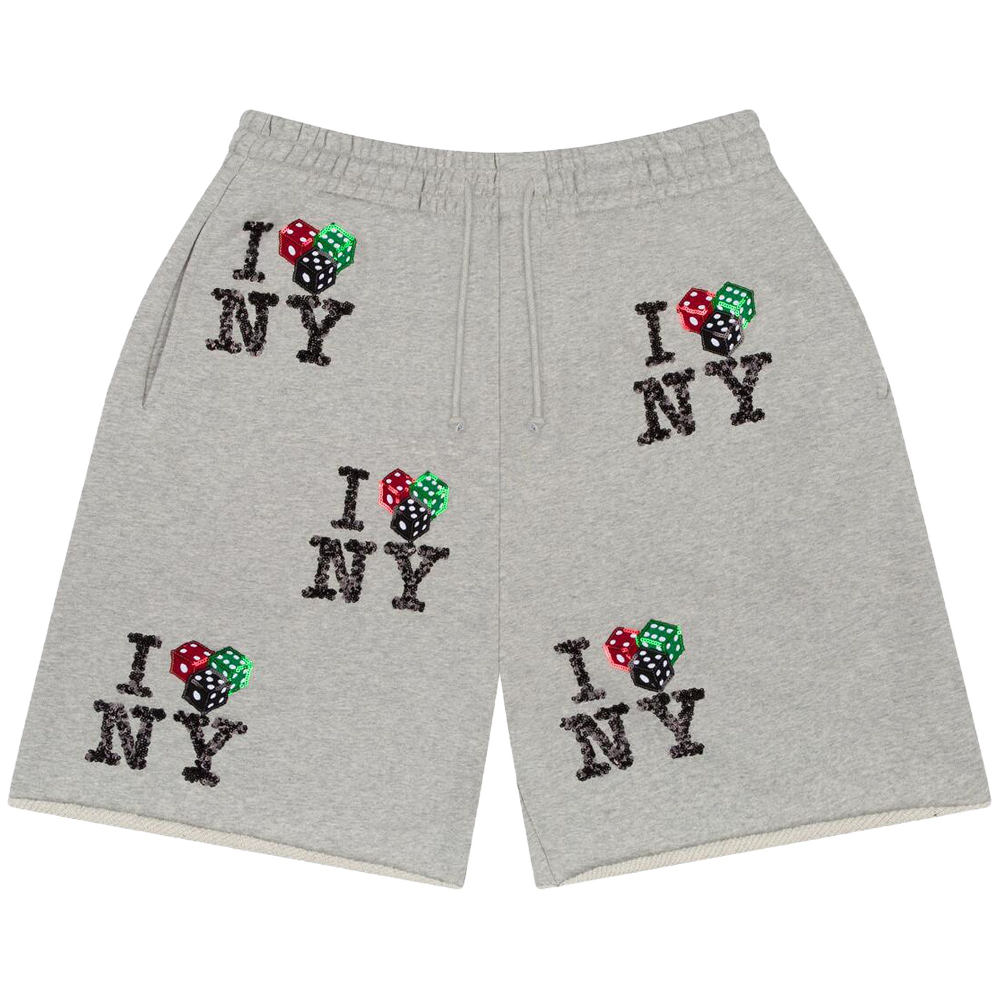 Pre-owned Denim Tears Cee-lo Ny Sweat Short 'grey' | Men's Size Xxl