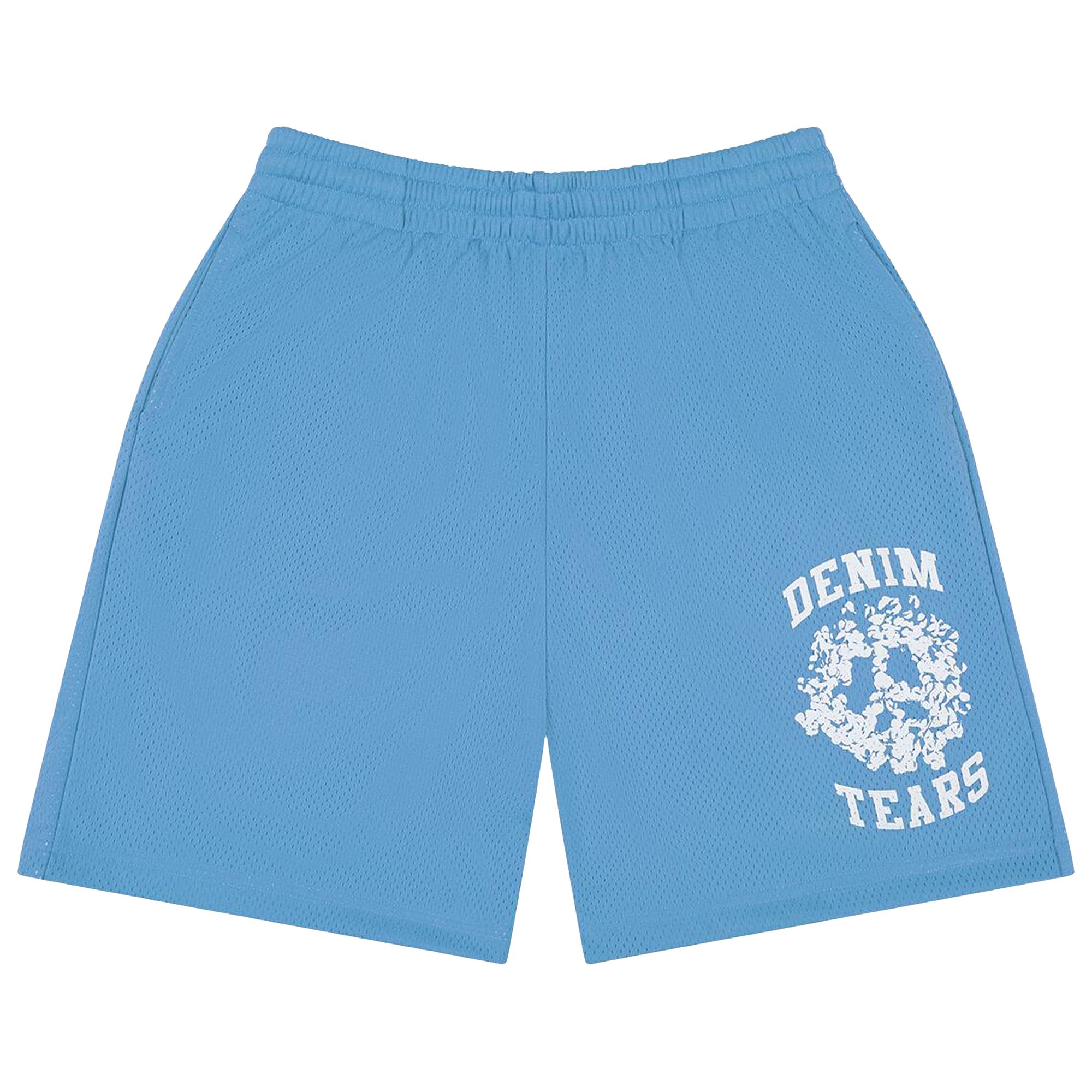 Pre-owned Denim Tears Denim University Mesh Shorts 'light Blue' | Men's Size Xl