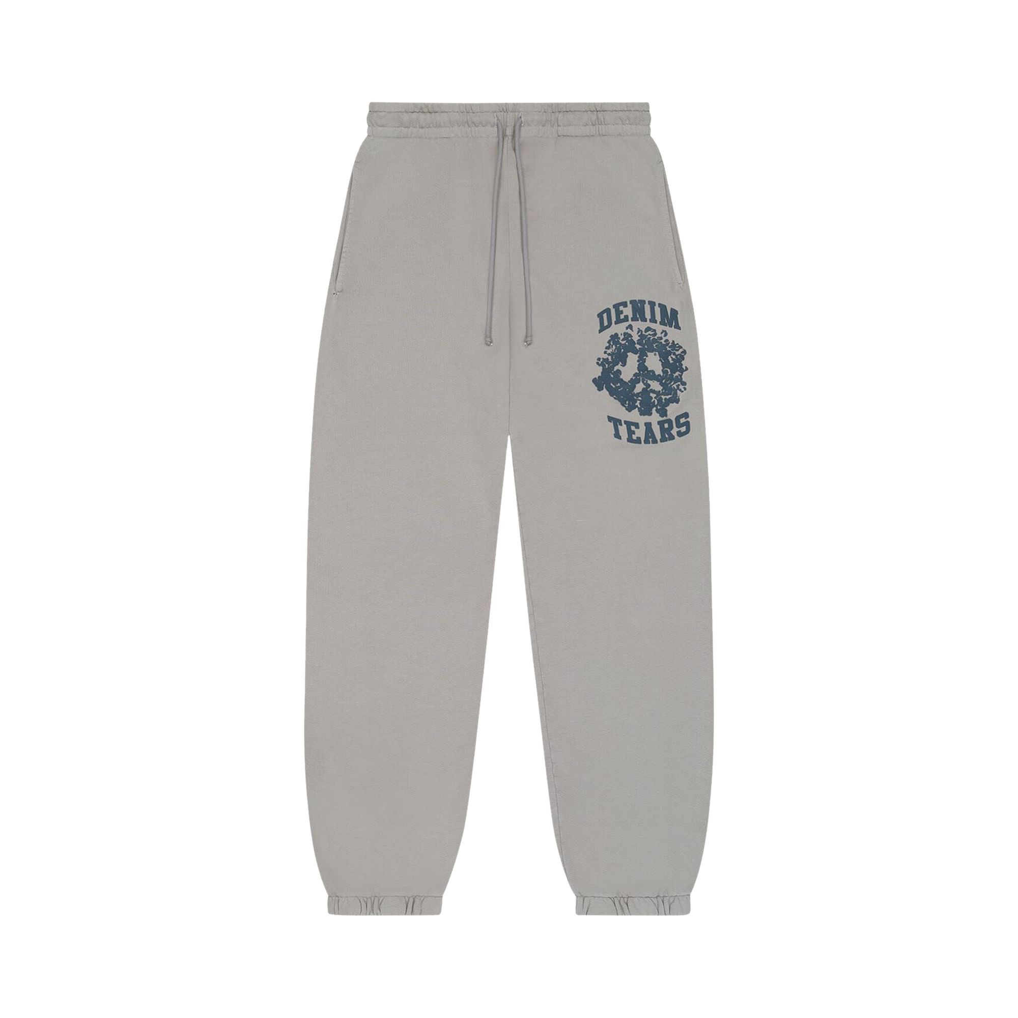 Pre-owned Denim Tears Denim University Sweatpants 'grey' | Men's Size L