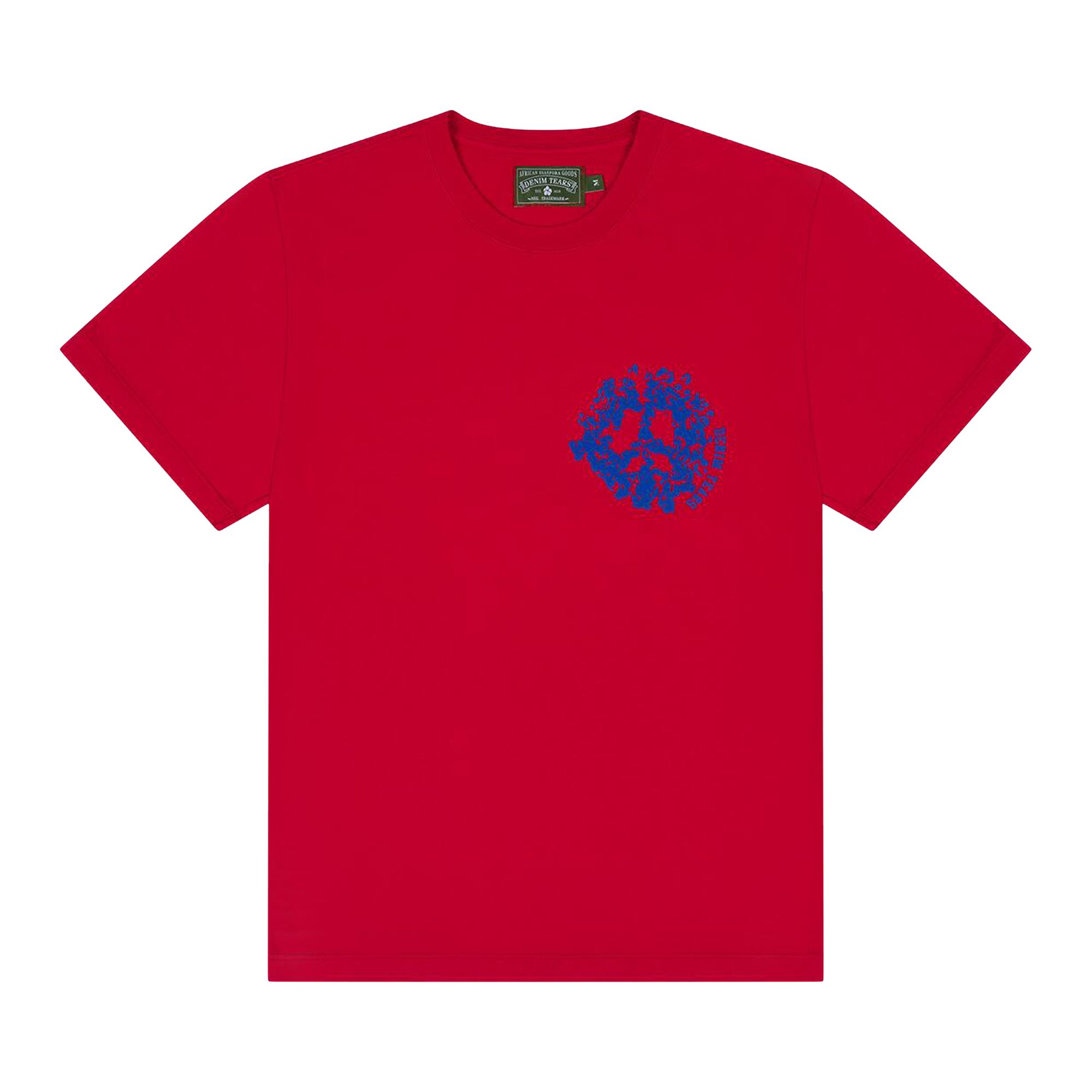 Pre-owned Denim Tears Denim University Tee 'red' | Men's Size Xl