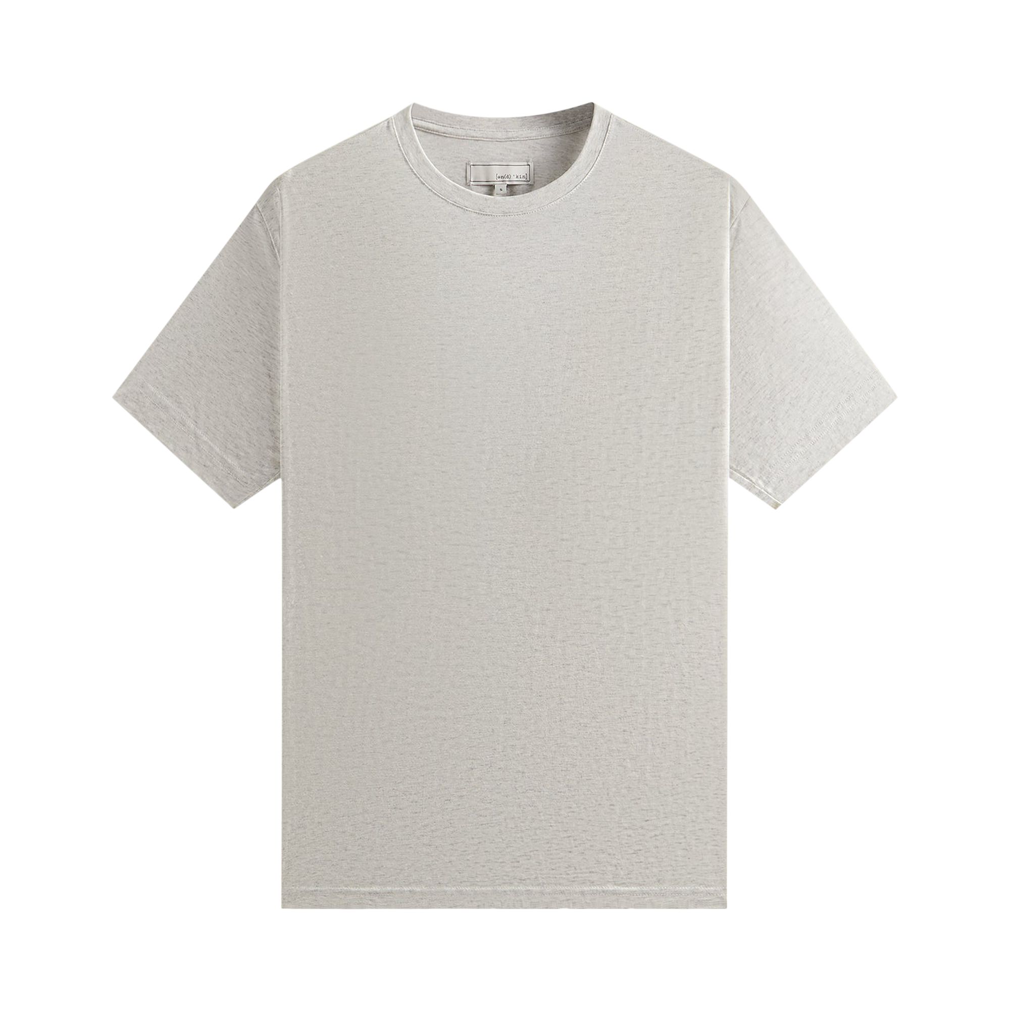 Pre-owned Kith & Kin Pima Jersey Short-sleeve Heathrow Tee 'light Heather Grey' | Men's Size Xl In Gray