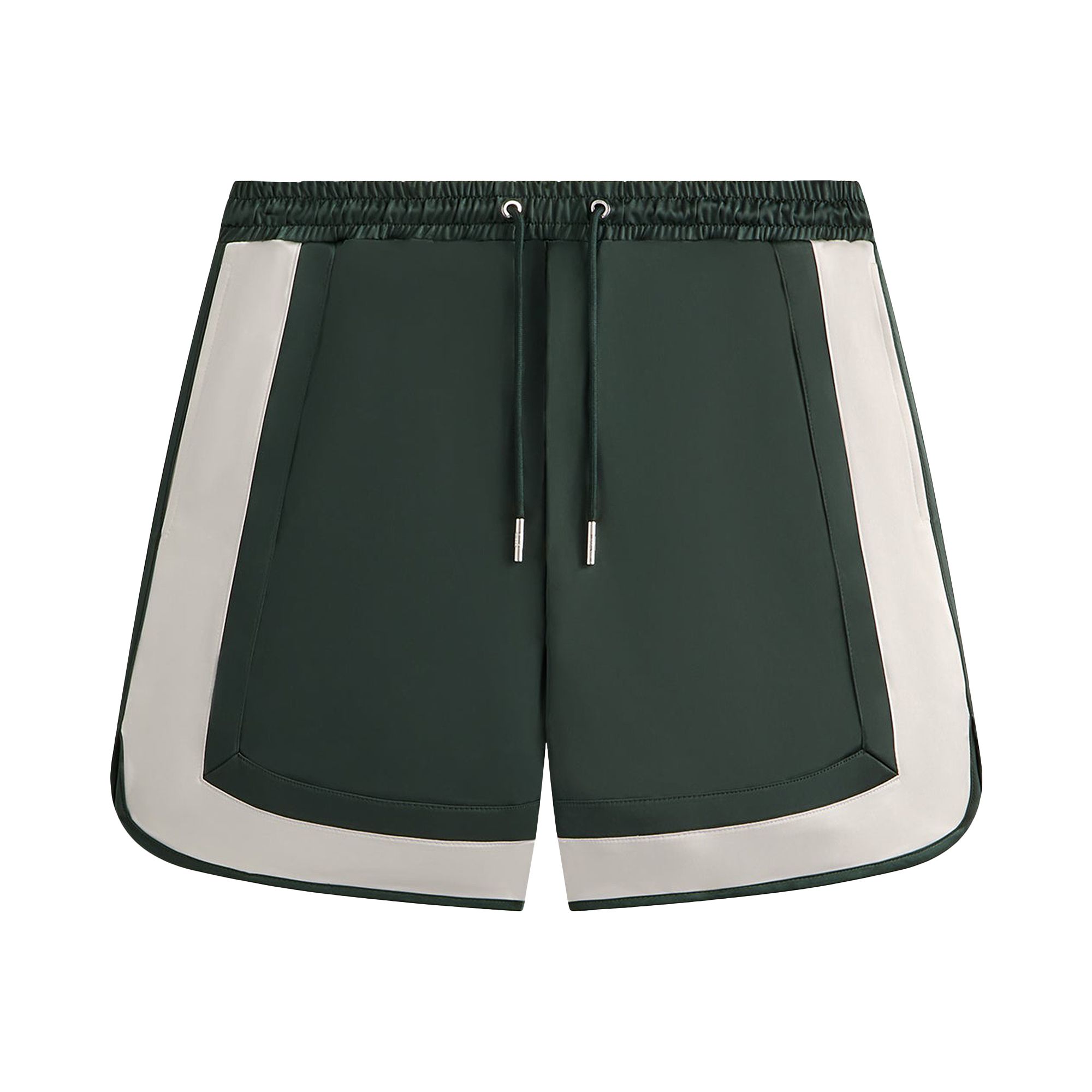 Pre-owned Kith & Kin Washed Satin Dylan Short 'stadium' | Green | Men's Size Xs
