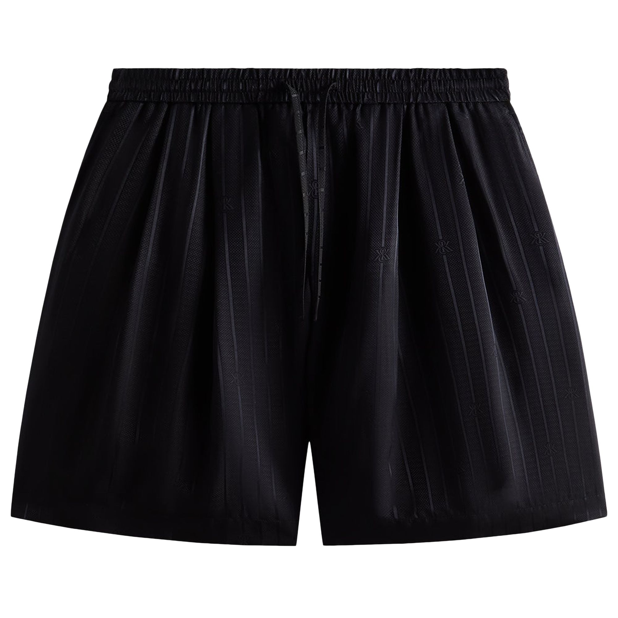 Pre-owned Kith Crest Logo Kylan Pull On Short 'black' | Men's Size Xs