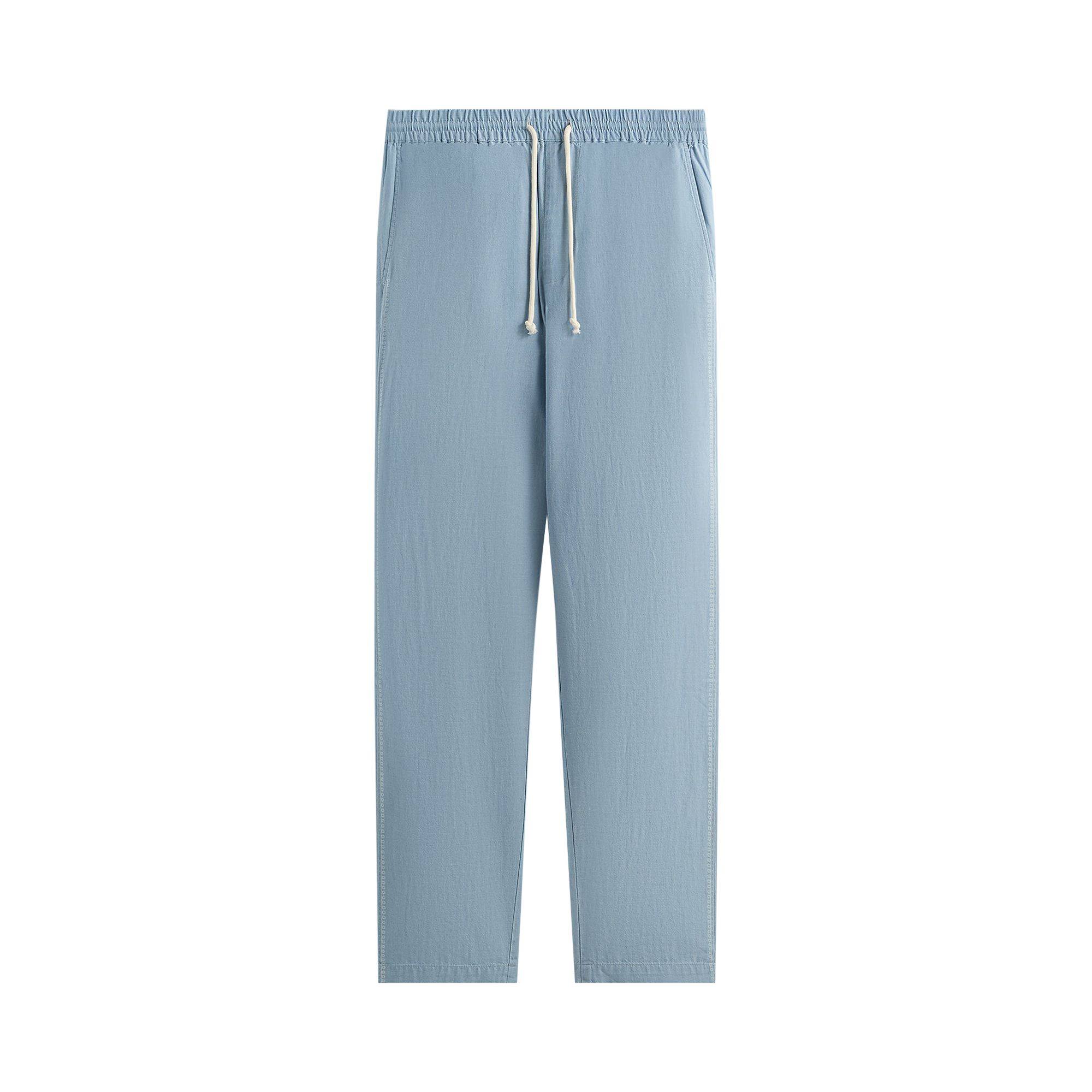 Pre-owned Kith Chambray Barrow Pant 'light Indigo' | Blue | Men's Size Xxl
