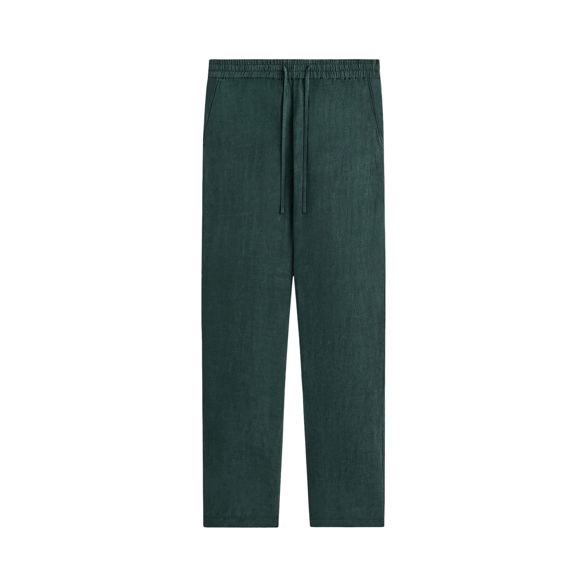 Pre-owned Kith Cupro Linen Barrow Pant 'stadium' | Green | Men's Size S
