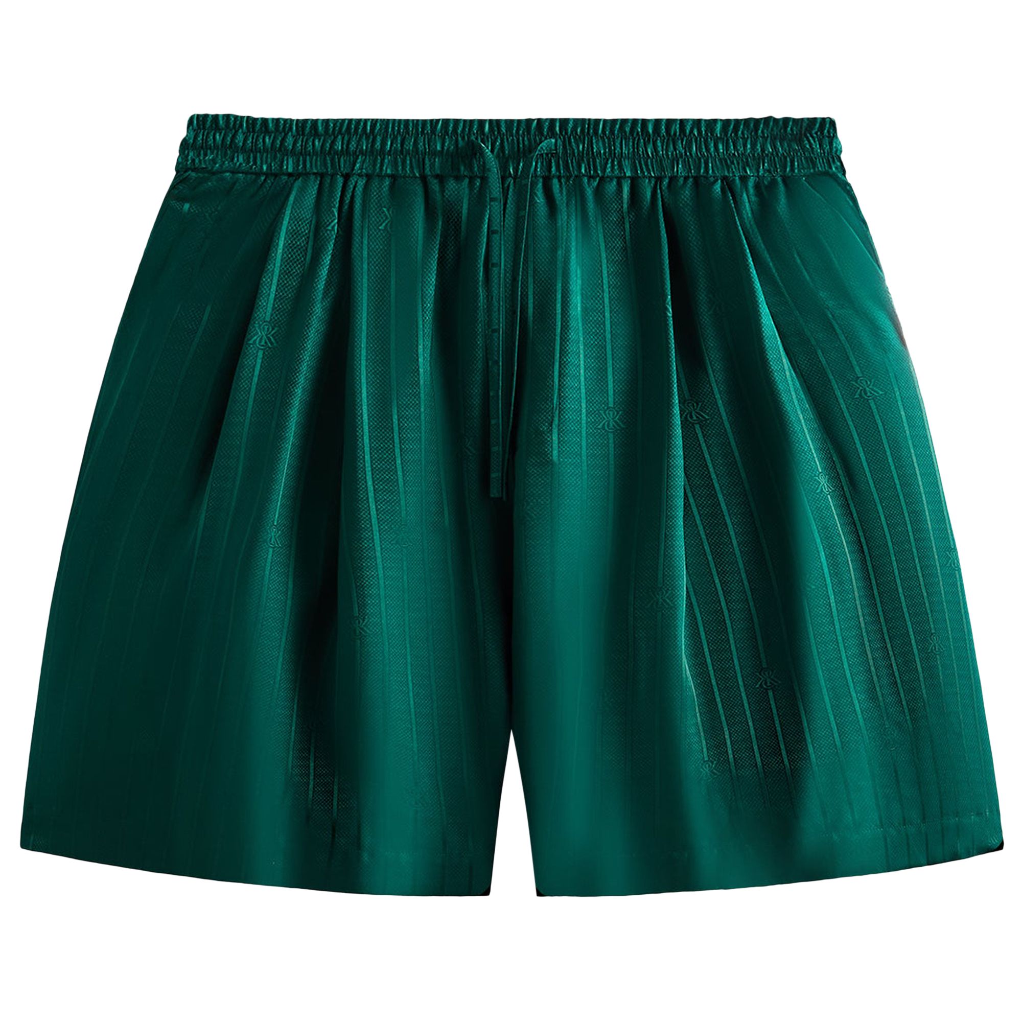 Pre-owned Kith Crest Logo Kylan Pull On Short 'fairway' | Green | Men's Size Xs