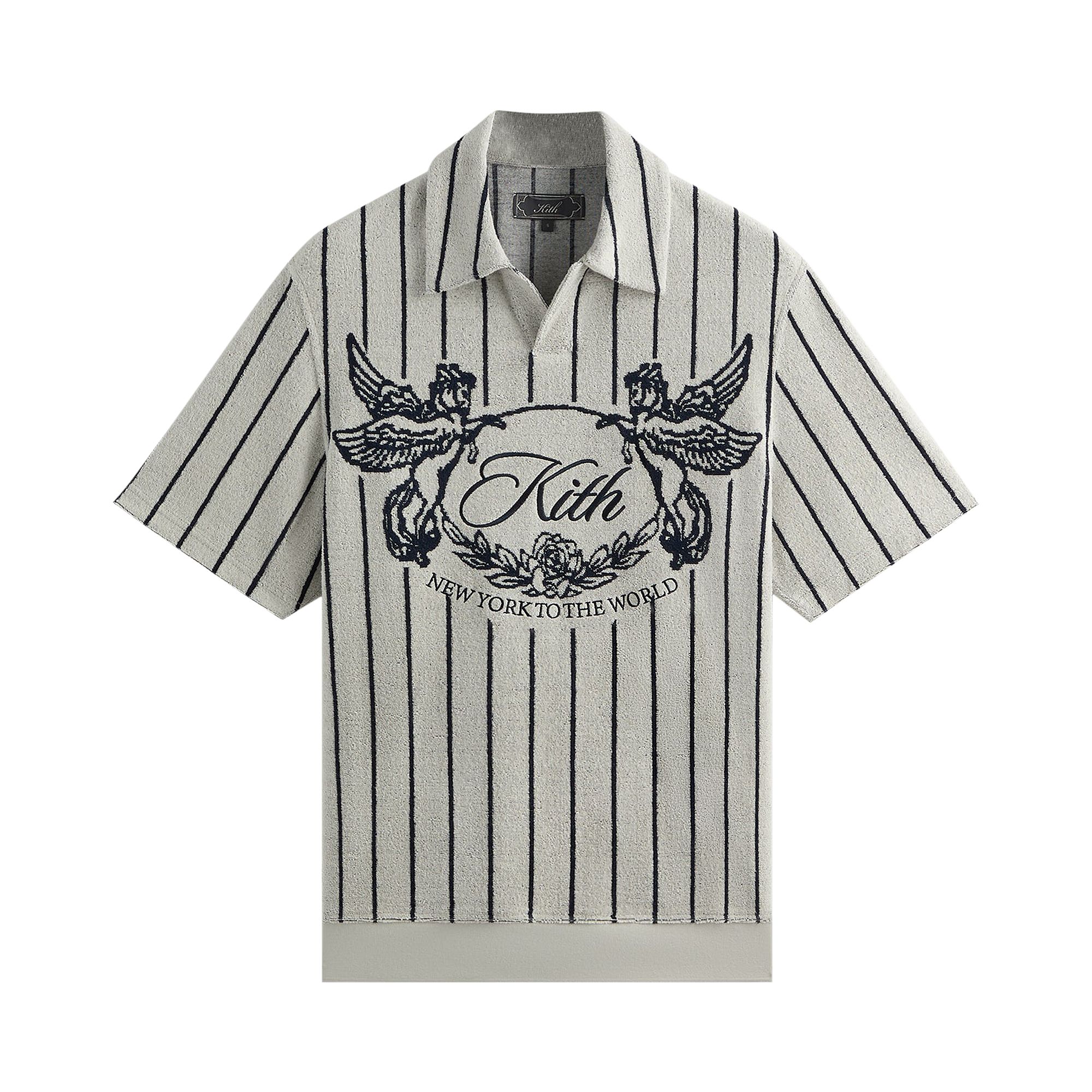 Pre-owned Kith Leo Terry Polo 'sandrift' | Cream | Men's Size Xxl In White