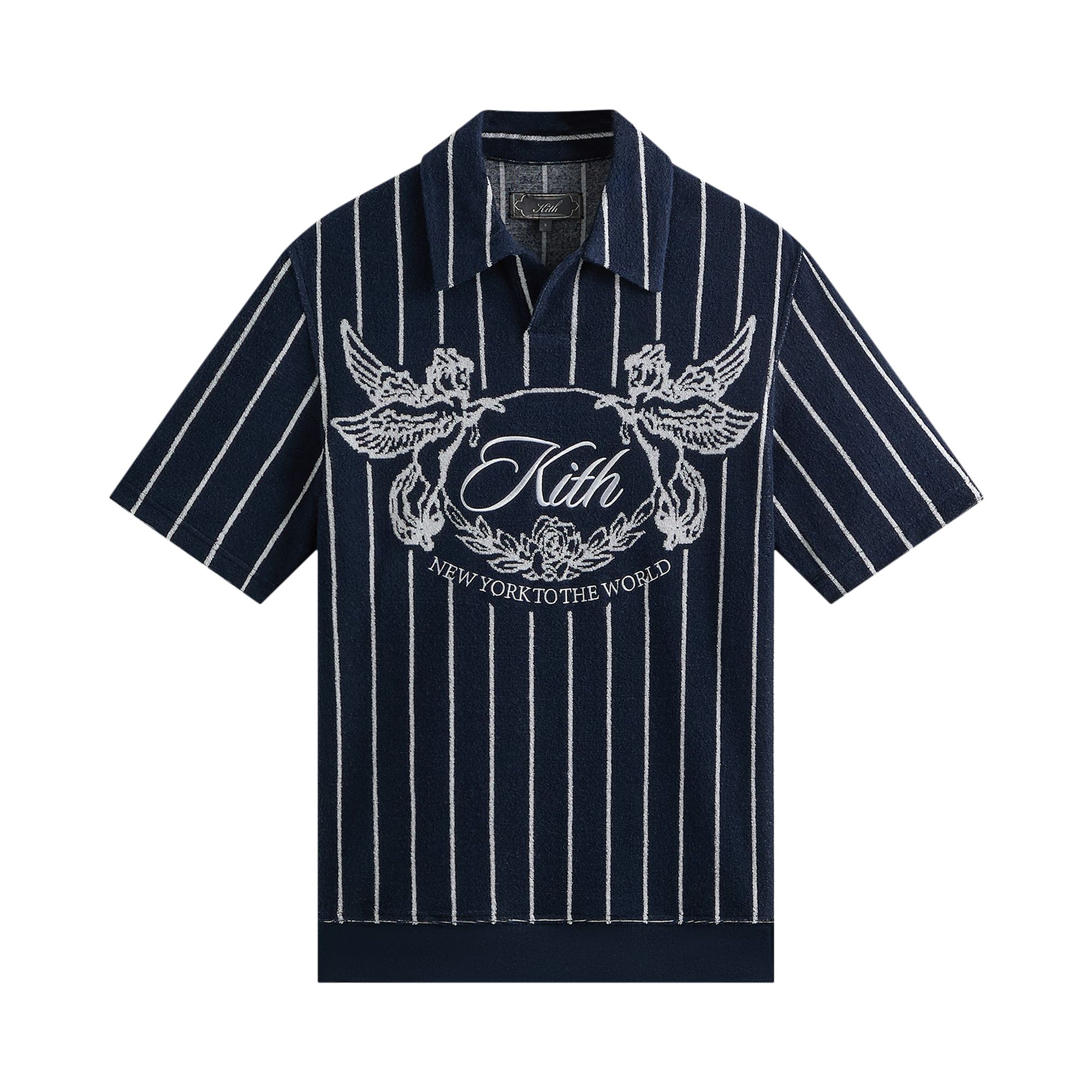 Pre-owned Kith Leo Terry Polo 'nocturnal' | Blue | Men's Size Xxl
