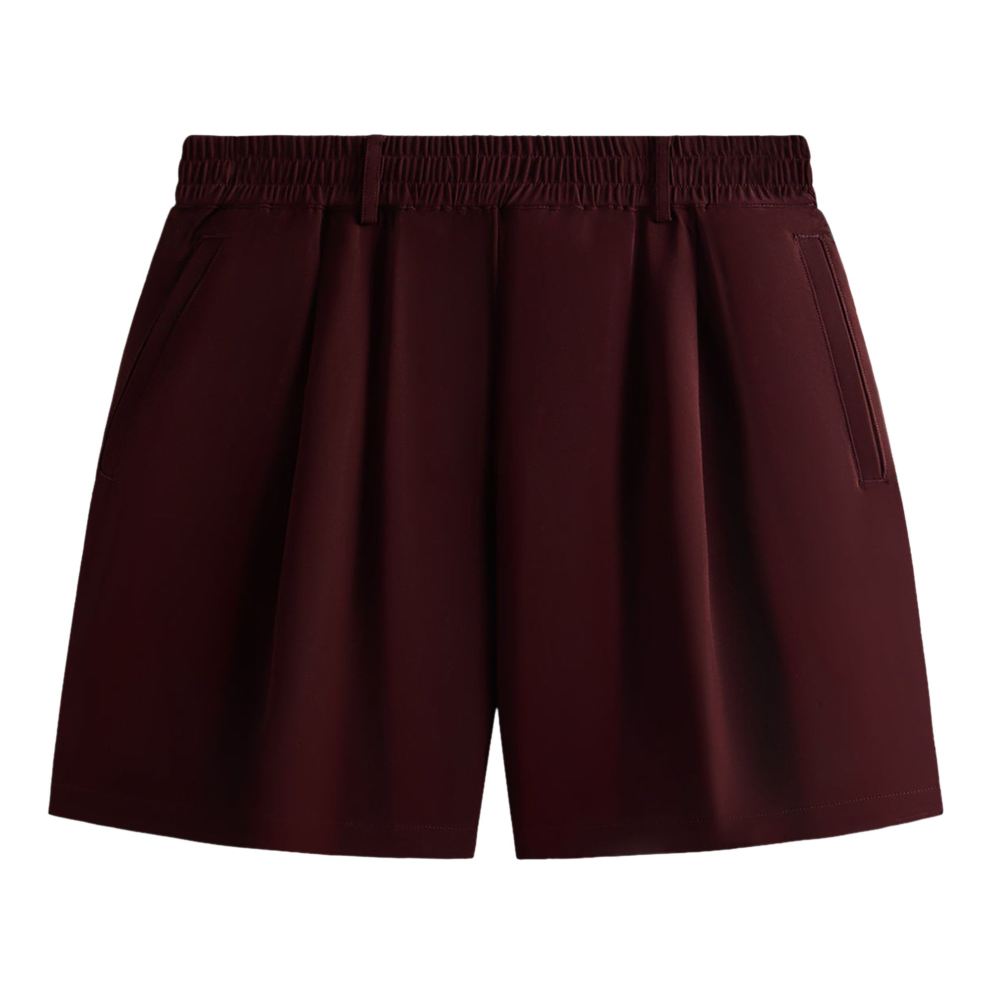 Pre-owned Kith Double Crepe Jude Short 'rich' | Red | Men's Size M