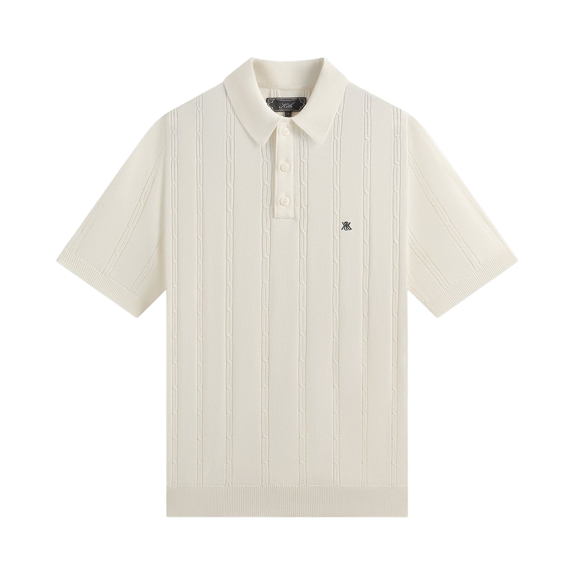 Pre-owned Kith Tilden Polo 'sandrift' | White | Men's Size L