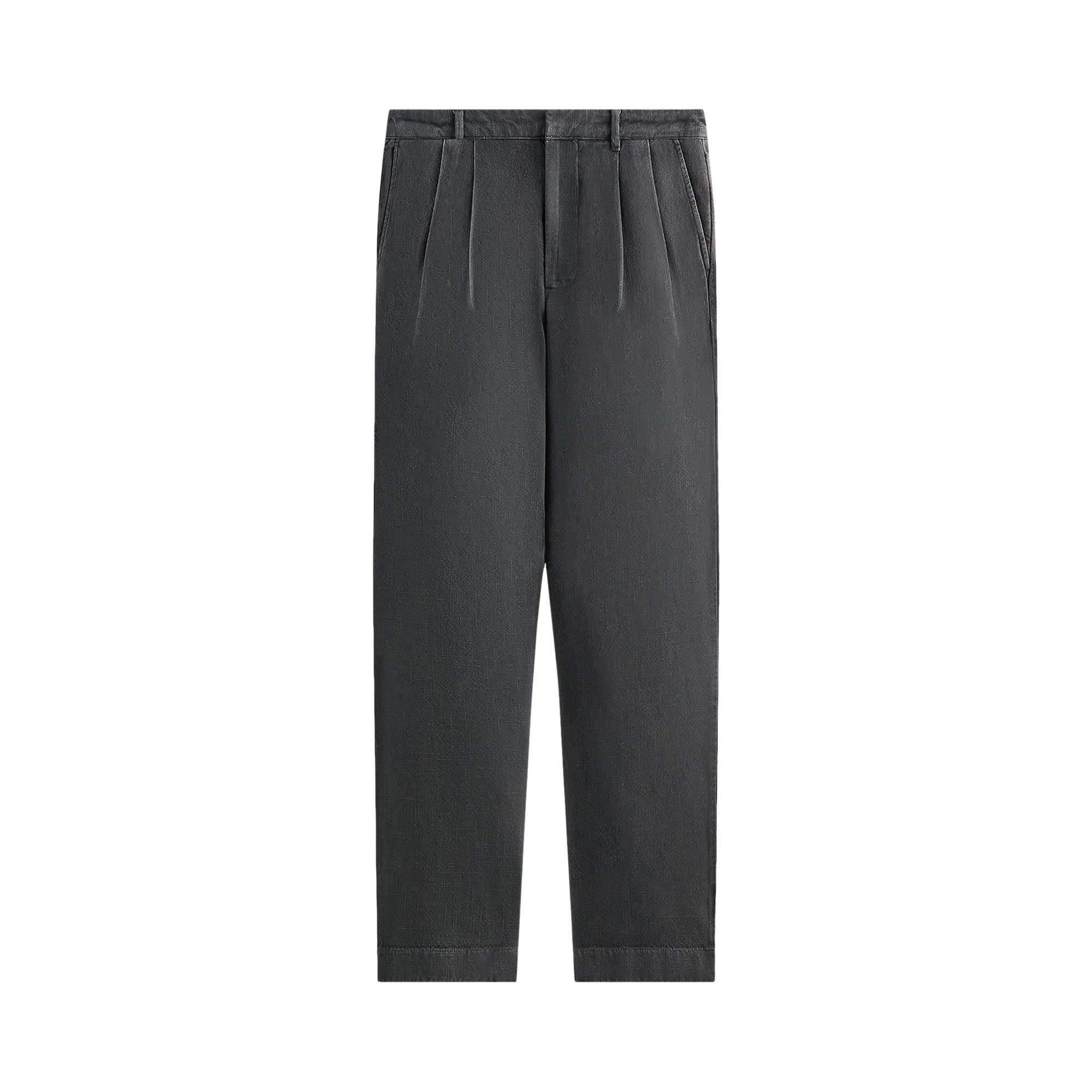 Pre-owned Kith Soft Woven Ari Trouser 'carbon' | Black | Men's Size Xxl