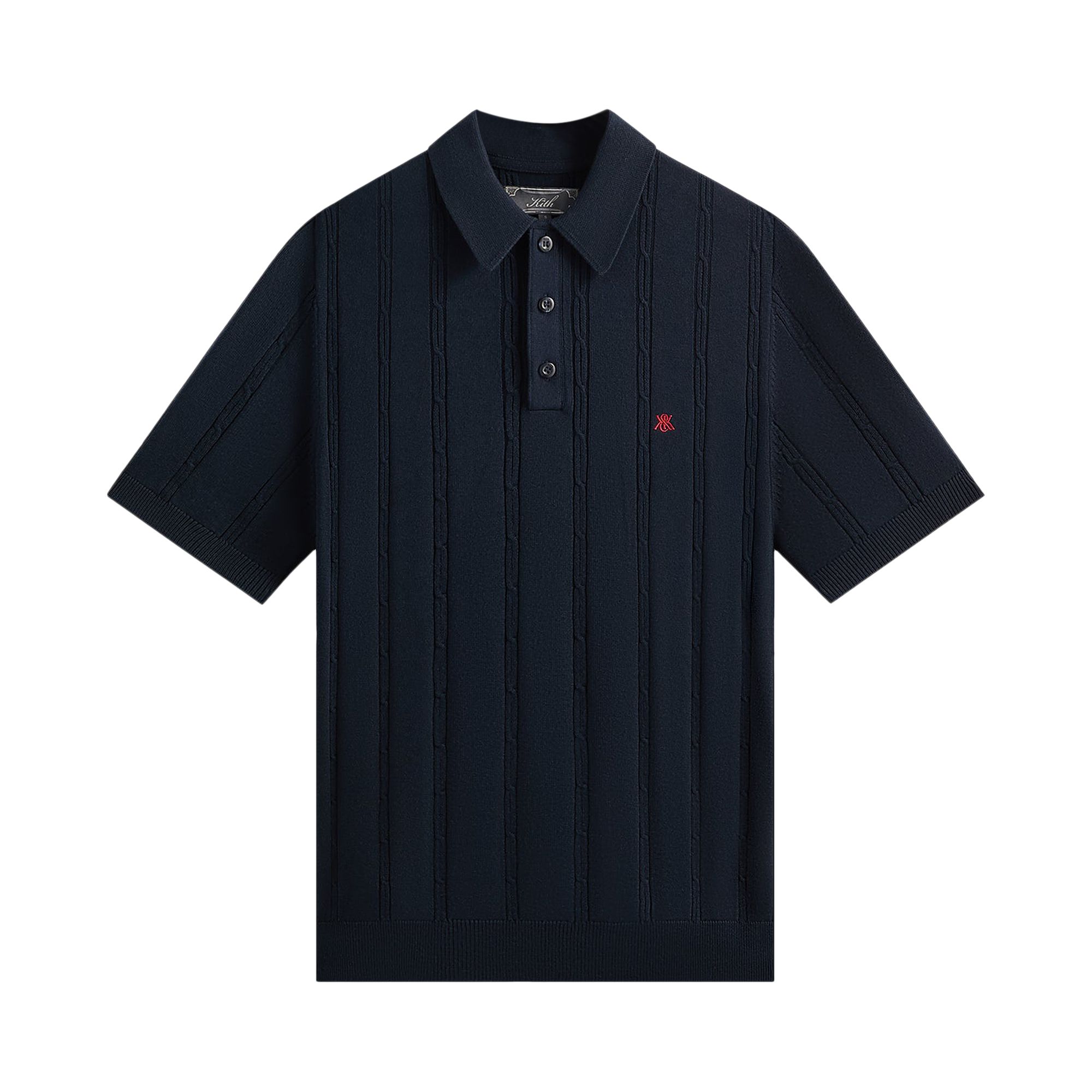 Pre-owned Kith Tilden Polo 'nocturnal' | Blue | Men's Size Xs