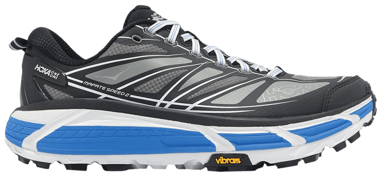 HOKA Mafate Speed 2 Black White Blue