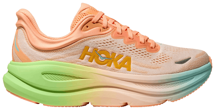 HOKA Wmns Bondi 9 Frost Pale Tangerine
