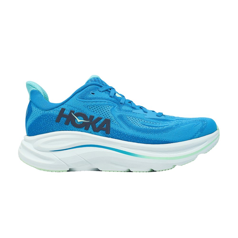 HOKA Clifton 10 Wide 'Skyward Blue' | Men's Size 12 - 1162032-HSK