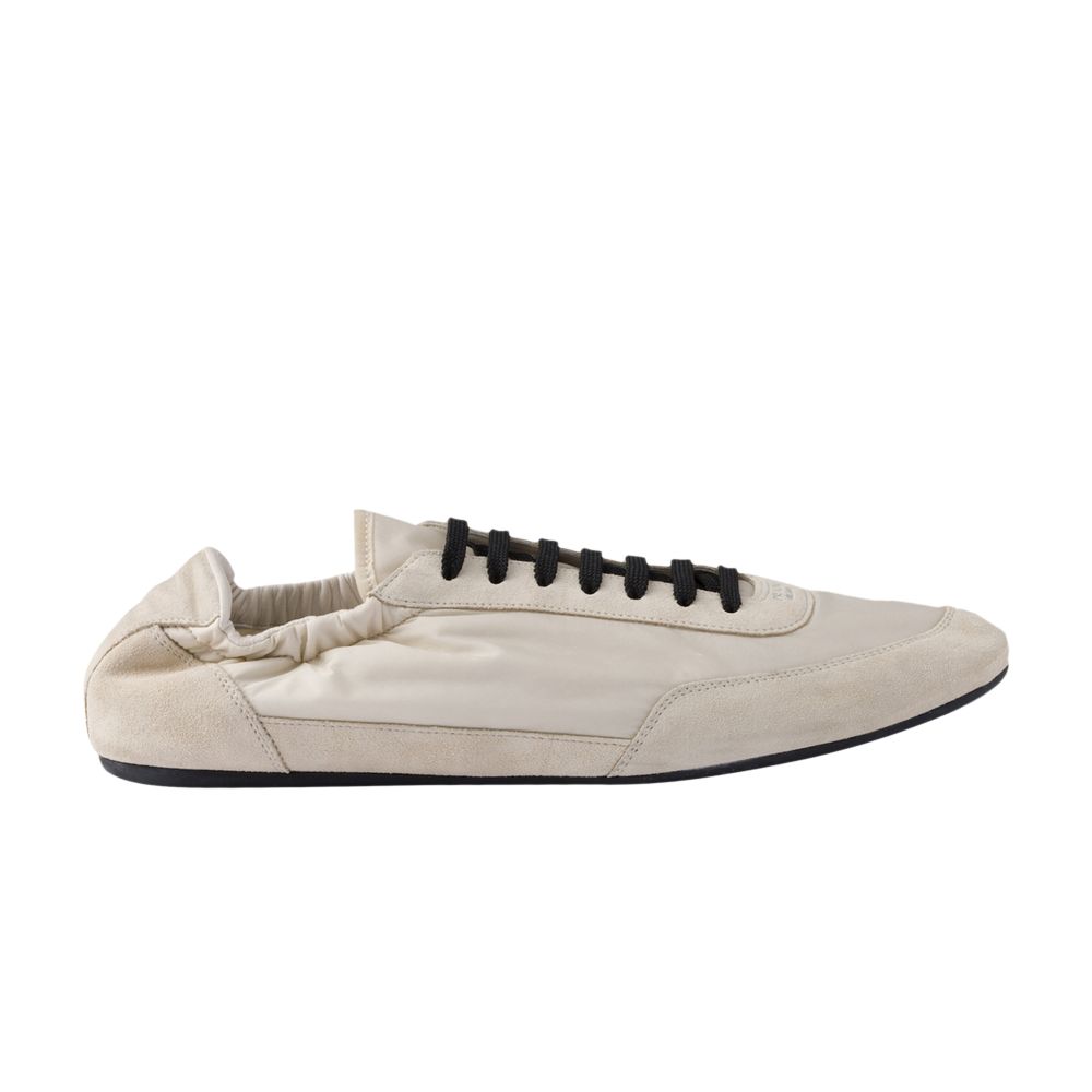 Pre-owned Prada Wmns Collapse Re-nylon And Suede Sneaker 'ivory' | Cream | Women's Size 2.5