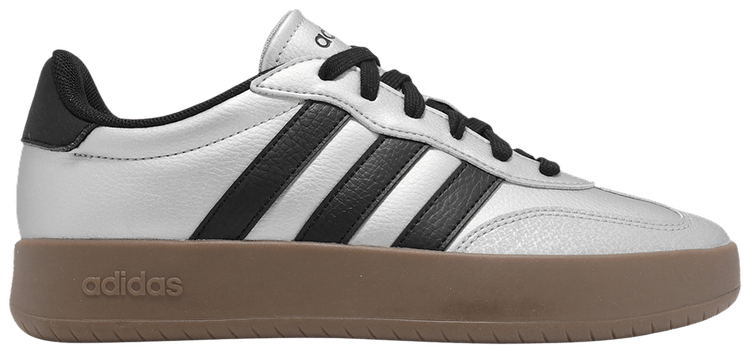 Adidas Barreda Silver Metallic Black Gum