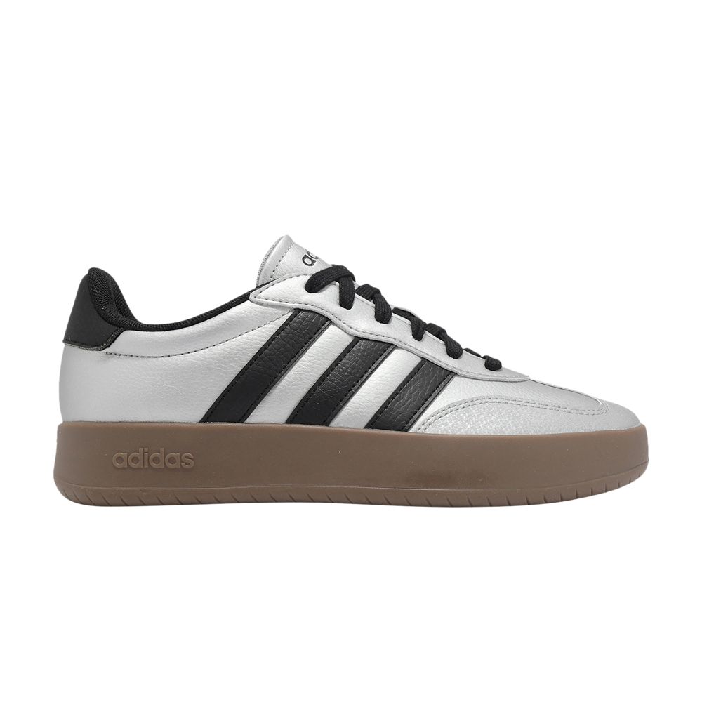adidas Barreda 'Silver Metallic Black Gum' | Men's Size 12.5 - JQ6662