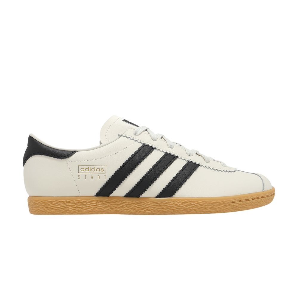 adidas Stadt 'Chalk White Black Gum' | Cream | Men's Size 10.5 - JS4606