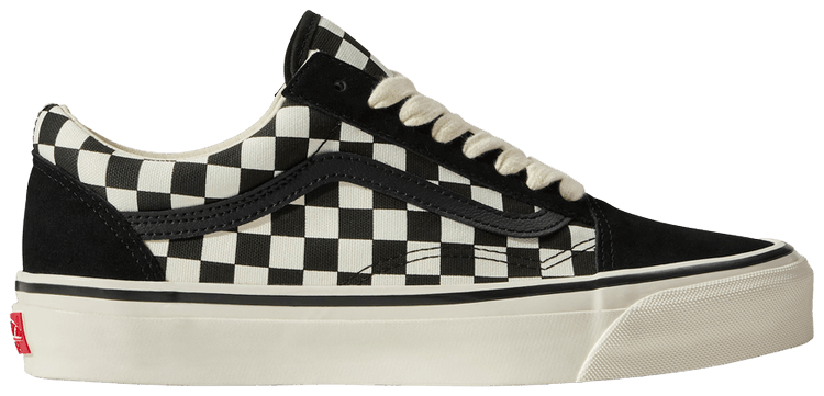Vans Premium Old Skool Checkerboard   Black White