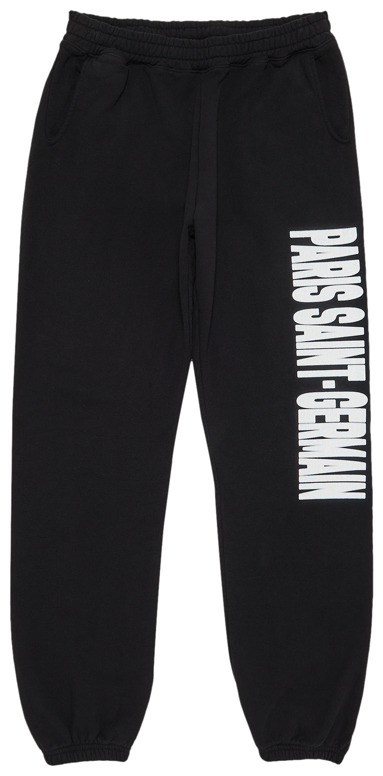 GOAT Exclusive Paris Saint Germain Headline Logo Sweatpants Black