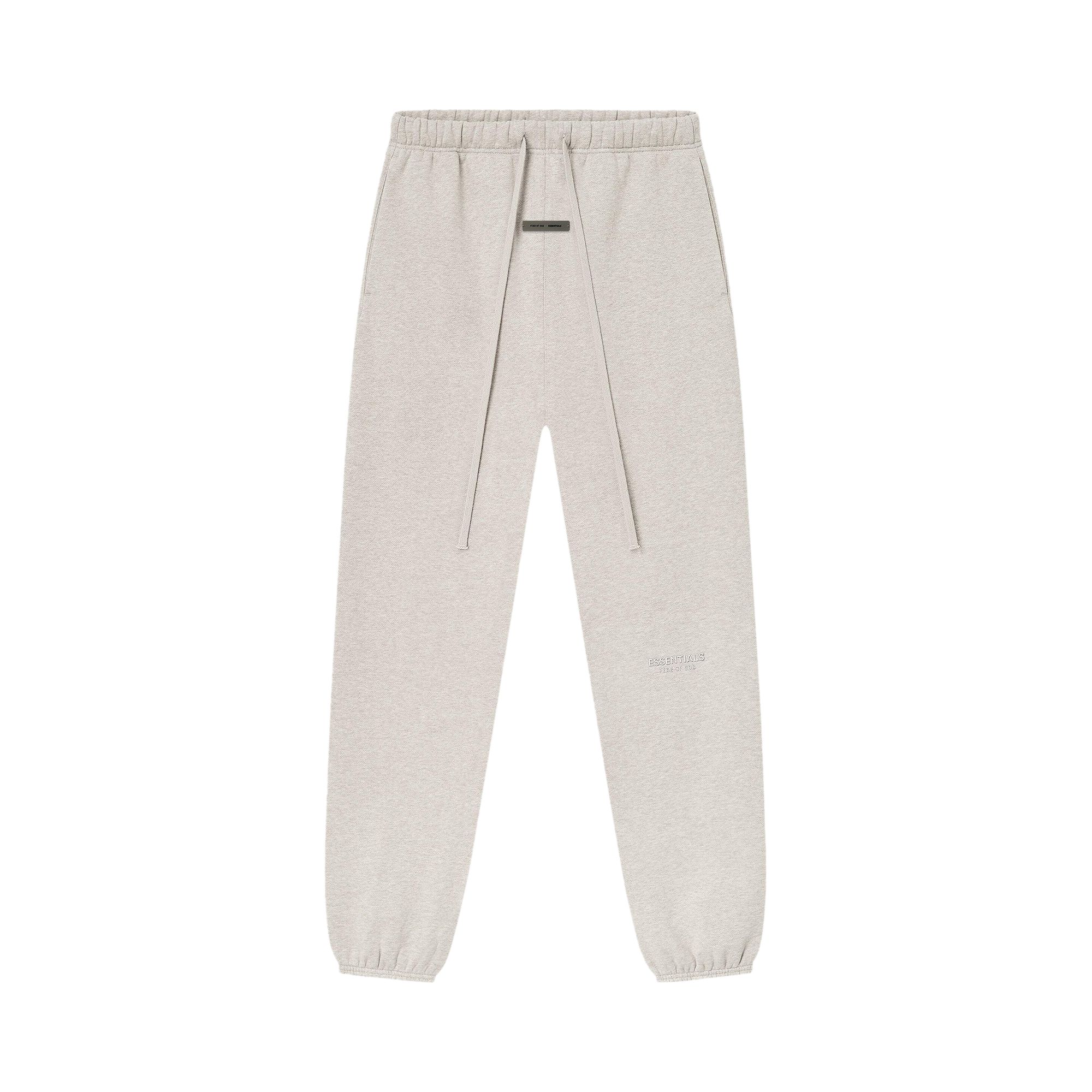 Pre-owned Essentials Fear Of God Vintage Sweatpant 'heather Stone' | Grey | Men's Size L