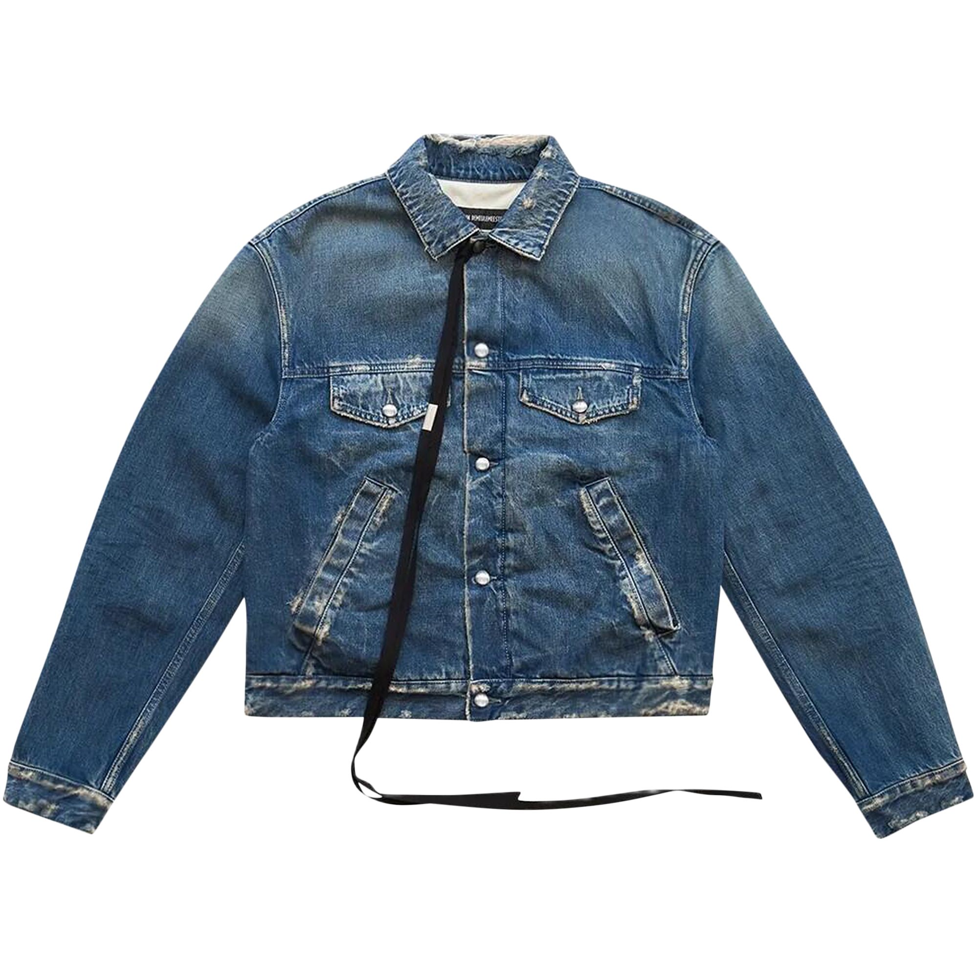 Pre-owned Ann Demeulemeester Raf 5-pockets Standard Blouson 'blue' | Men's Size 56