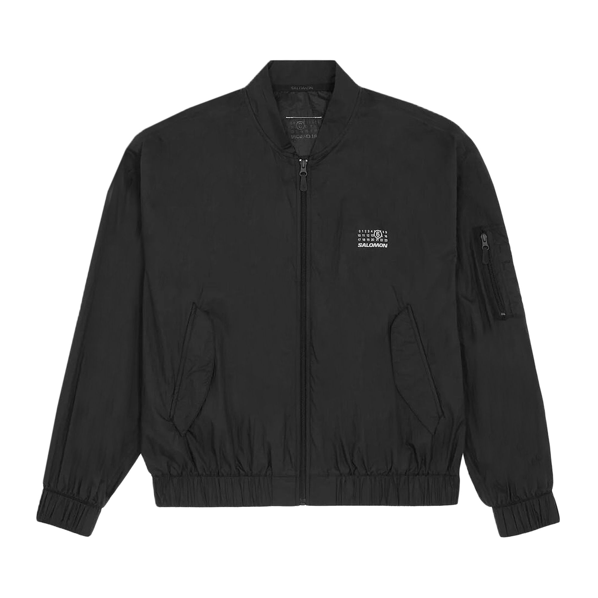 Pre-owned Mm6 Maison Margiela X Salomon Edition Bomber Jacket 'black' | Men's Size S