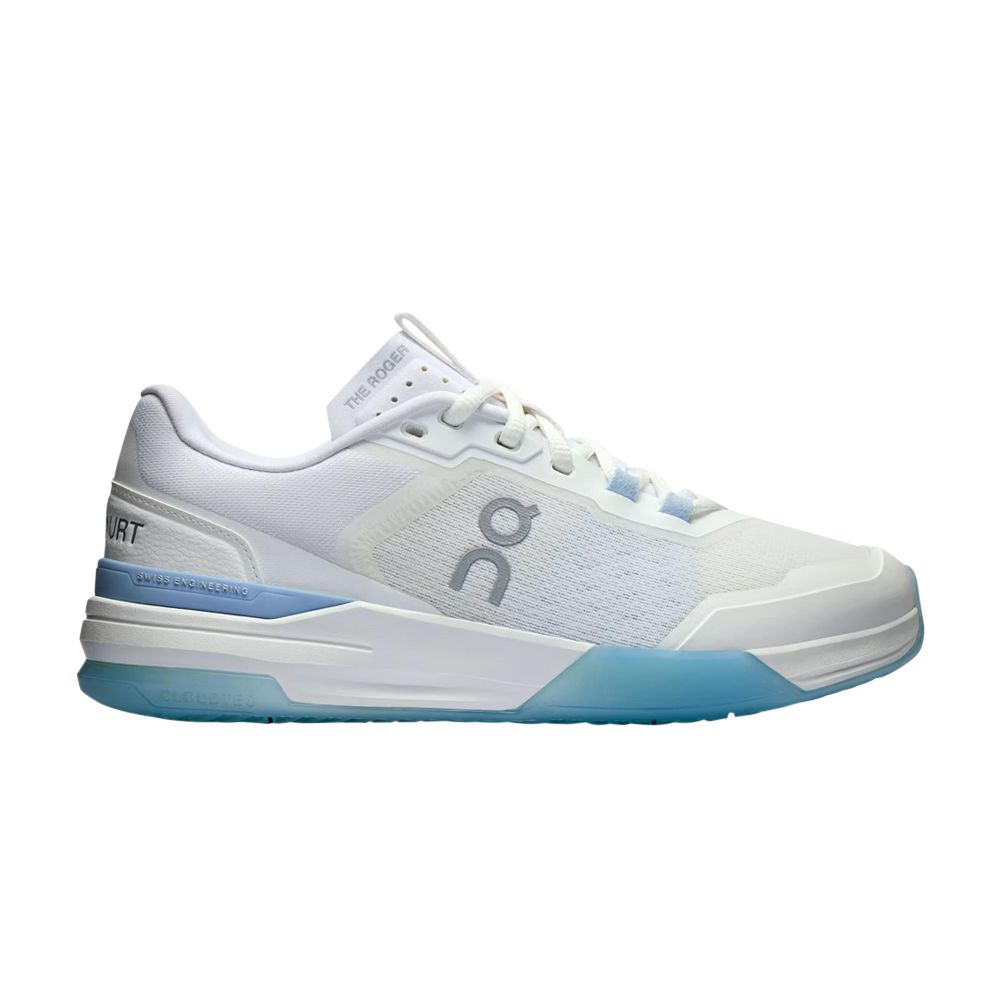 Pre-owned On Wmns The Roger Advantage Pro 'white Chambray' | Women's Size 7.5