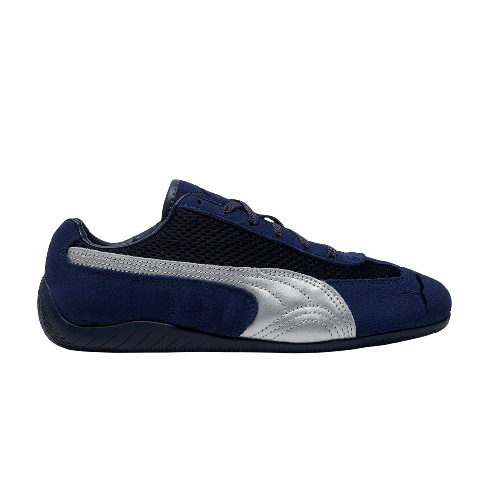 Pre-owned Puma Wmns Speedcat Premium 'navy Matte Silver' | Blue | Women's Size 8