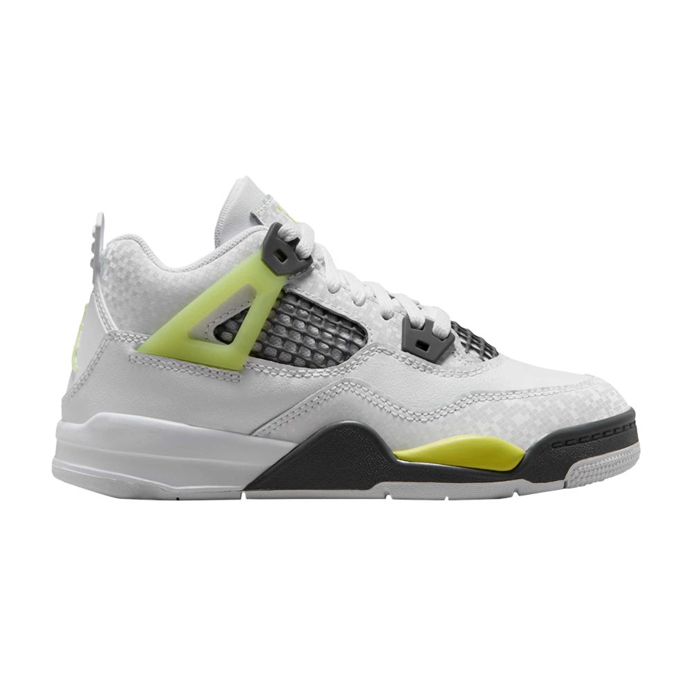 Air Jordan 4 Retro PS 'Light Lemon Twist' | White | Kid's Size 11 - HJ5991-100