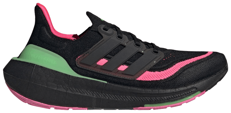 Adidas Wmns UltraBoost Light Black Lucid Lime Pink