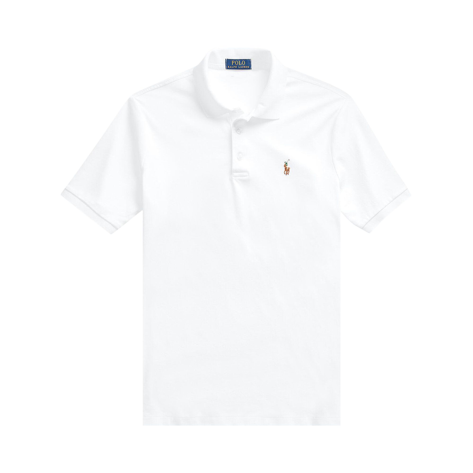 Pre-owned Polo Ralph Lauren Short-sleeve Soft Touch Polo 'white' | Men's Size Xl