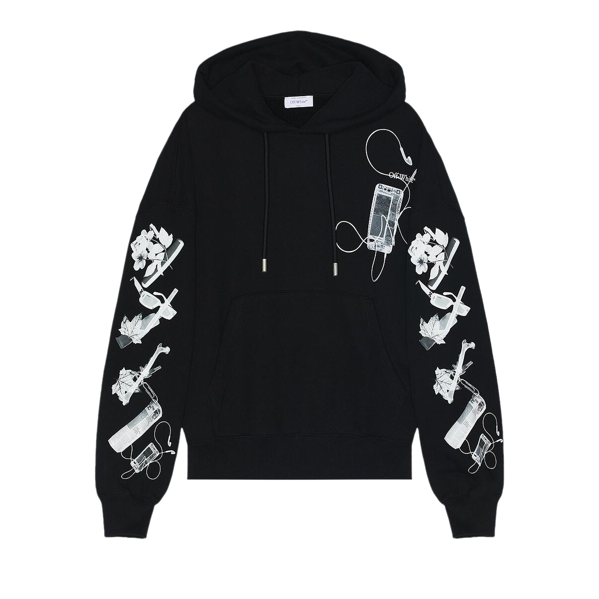 Pre-owned Off-white Scan Over Hoodie 'black' | Men's Size Xl