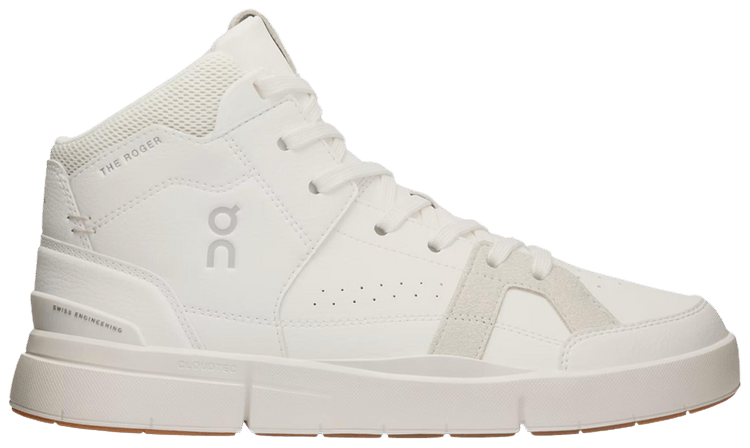 ON Wmns The Roger Clubhouse Mid White Sand
