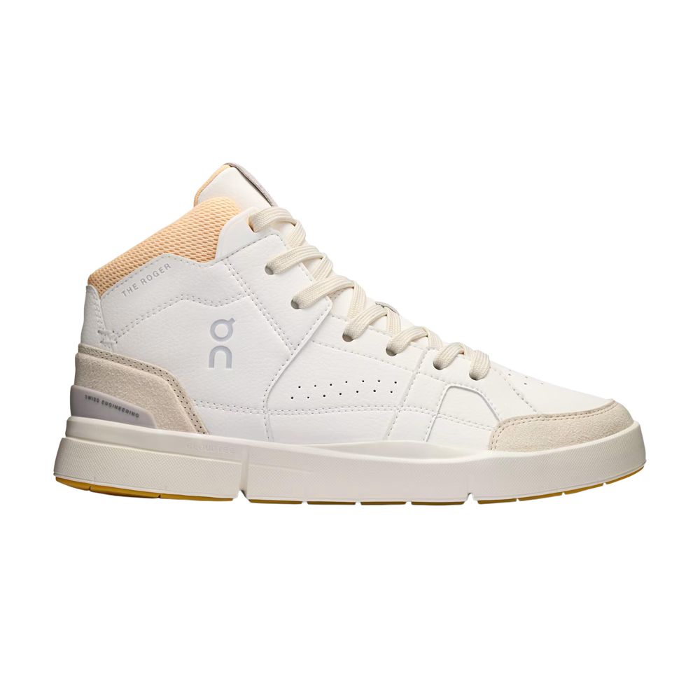 Pre-owned On Wmns The Roger Clubhouse Mid 'white Blde' | Women's Size 7.5