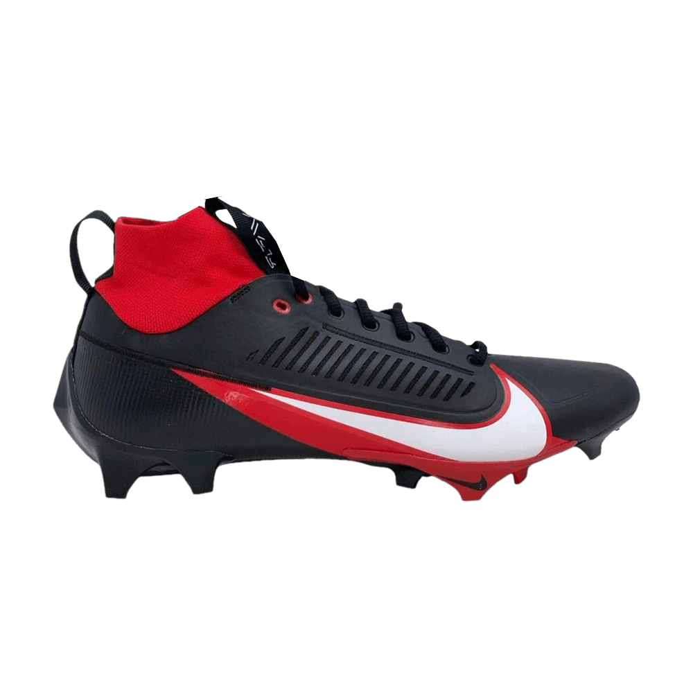 nike football cleats black and red