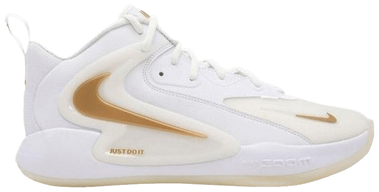 Nike Air Zoom HyperSet 2 IC White Metallic Gold