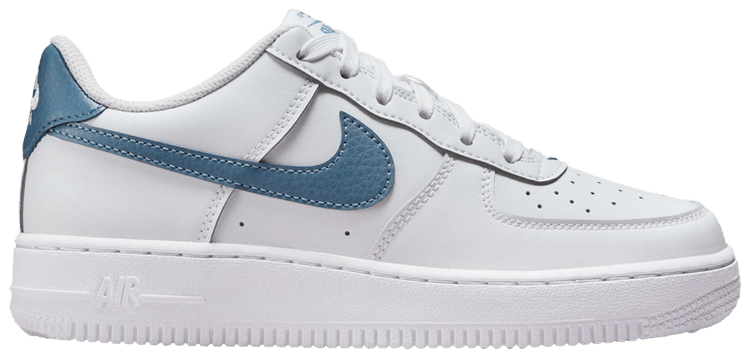 Nike Air Force 1 GS White Thunderstorm Blue