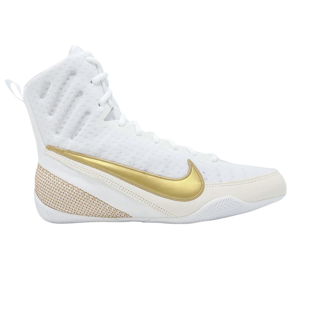 Pre-owned Nike Machomai 3 'white Metallic Gold' | Men's Size 8
