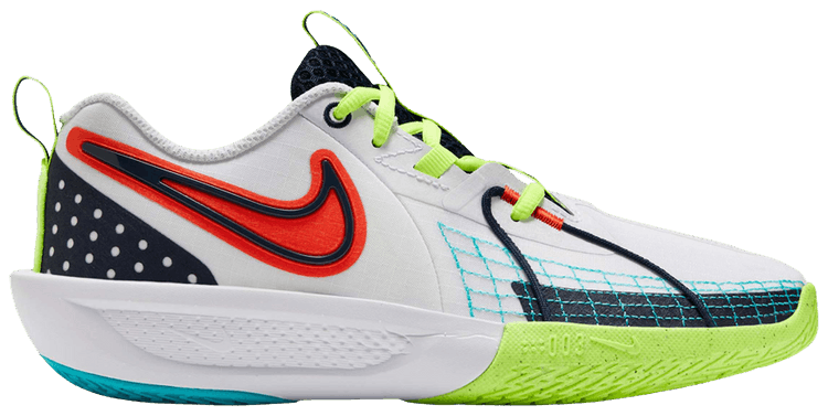 Buy Nike GT Cut 3 SE GS 'White Obsidian Picante Red