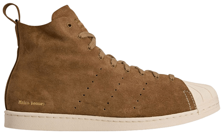 Wales Bonner x adidas Superstar High Brown